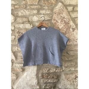 Zara Girls Gray Knit Poncho Pullover - Size 8-9 Years Old